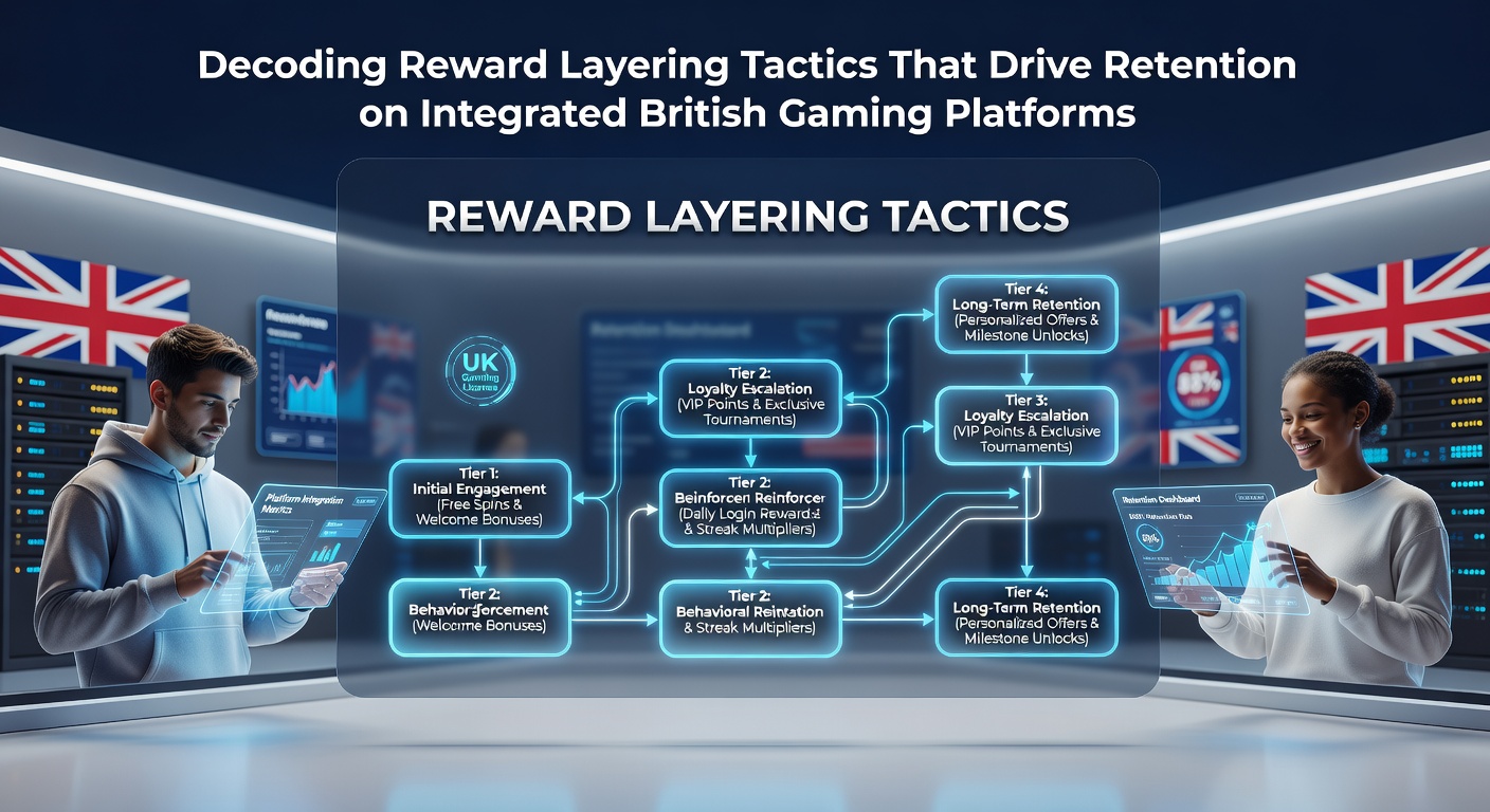 Overview of layered bonus structures on hybrid UK gaming sites showing welcome packages transitioning into ongoing loyalty incentives