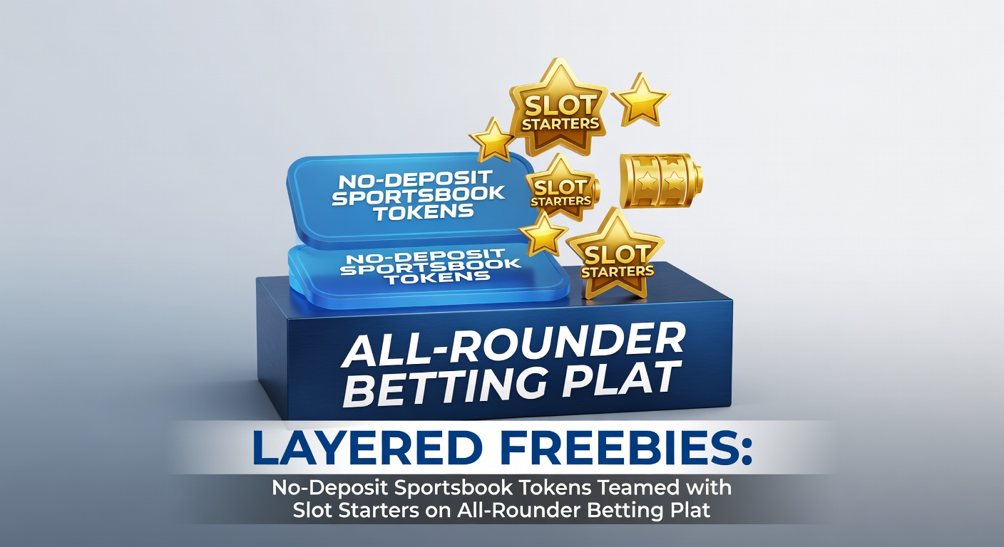 Infographic illustrating the activation flow of no-deposit sportsbook tokens and slot free spins on a hybrid platform, with icons for signup, verification, and redemption