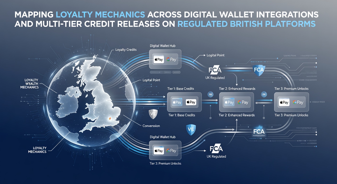 Digital wallet integration diagram showing loyalty point flows across British betting platforms
