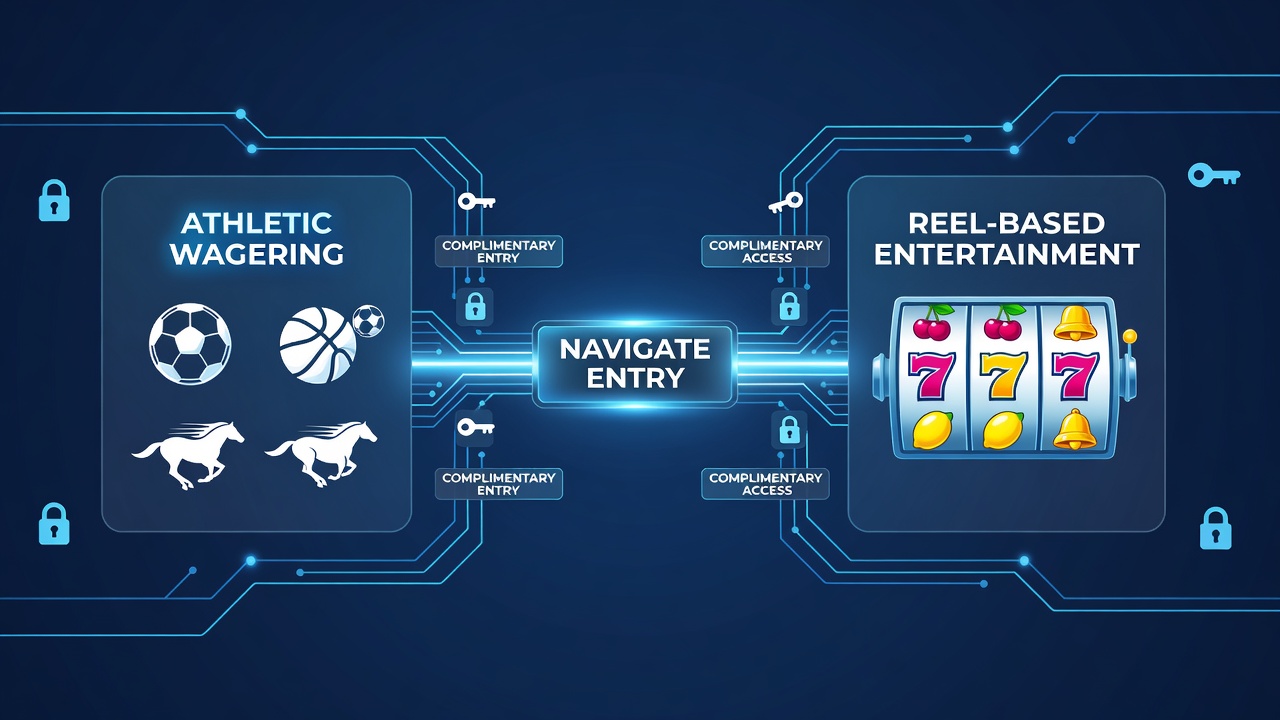 Overview of hybrid platforms showing sports betting and slot sections side by side with bonus indicators