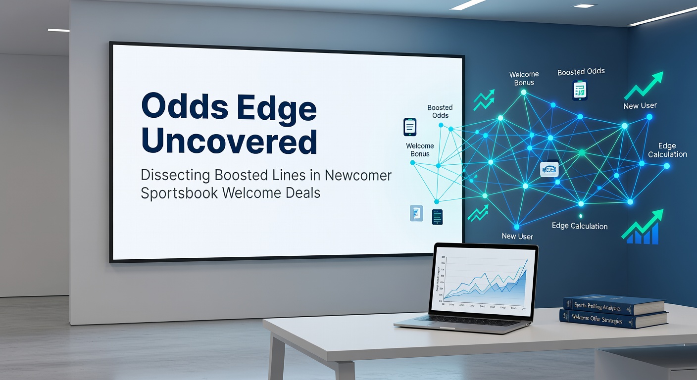 Graphic illustrating boosted odds comparison on a sportsbook app, showing standard vs. enhanced lines for a major football match
