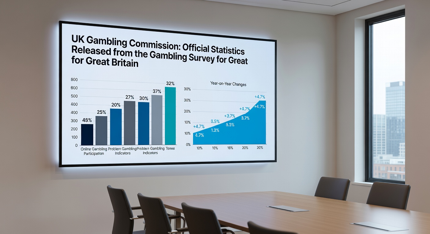 Infographic detailing horse race betting decline and online betting stability from UK Gambling Commission 2025 survey data