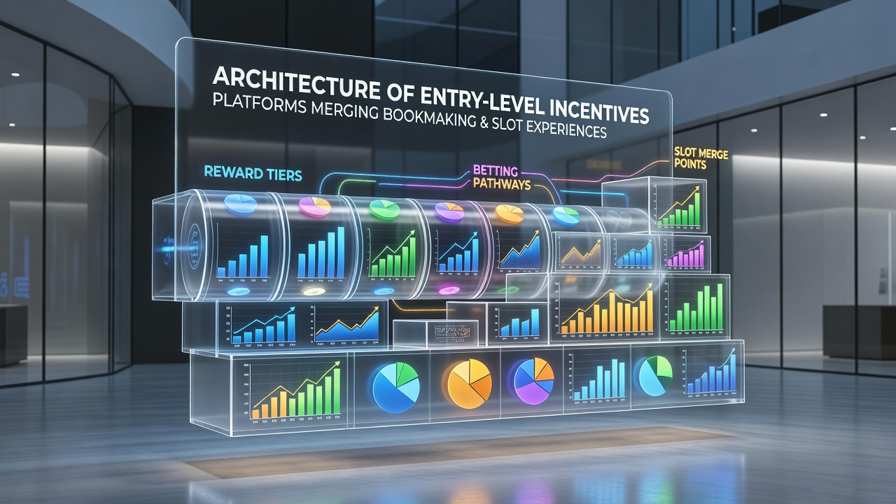 Flowchart illustrating how entry incentives distribute across betting and slot sections